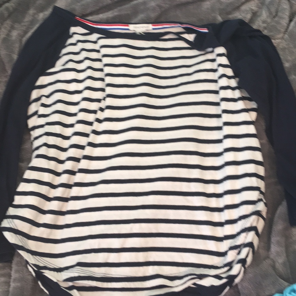 Striped Baseball Top